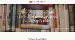 Desktop Screenshot of kalosbooks.com